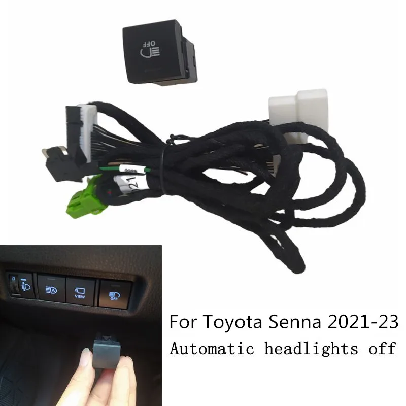 

For Toyota Senna 2021 2022 2023 Car AUTO Headlight Adjustment Switch Automatic Headlamp ON OFF Control Button