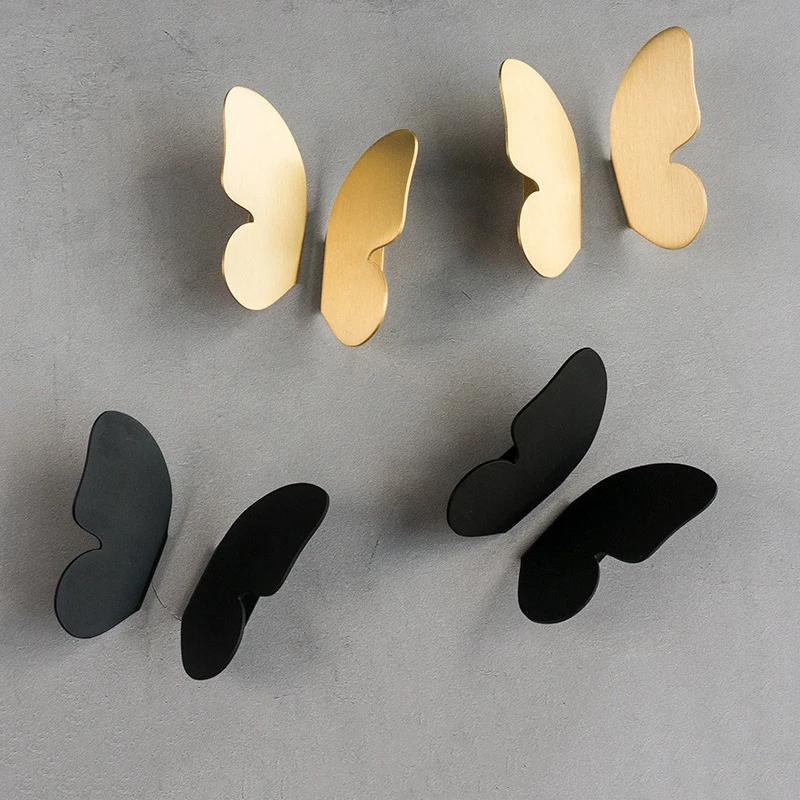 

NEW 5Pairs Pure Brass Butterfly Furniture Pulls Handles Drawer Pulls Cupboard Wardrobe Dresser TV Wine Cabinet Pulls Decorations