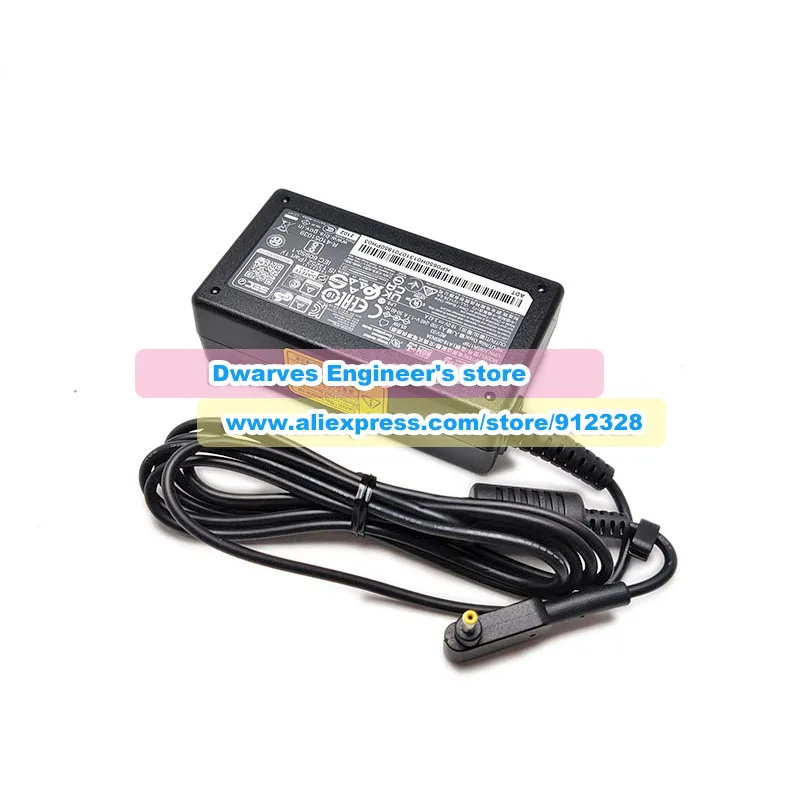 Imagem -03 - Carregador Adaptador ac Genuine para Chicony Fonte de Alimentação 65w 19v 3.42a A18065n3a A065r178p Rev01 Rev02 3.0x1.1 mm Tip