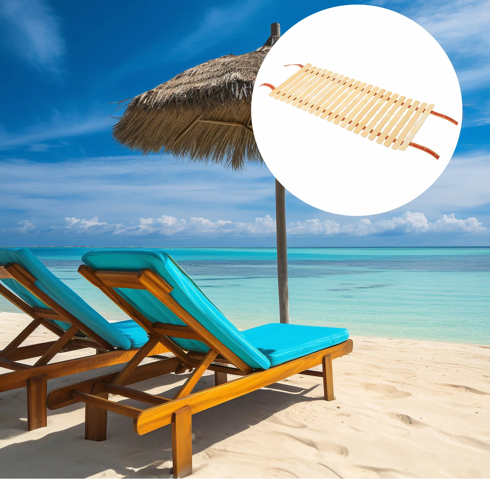 

Bamboo Chair Cushion 38cmx89cm Replaceable Seat Surface Accessories Cooling Pad for Bedroom Outdoor Furniture Bamboo Mat Summer