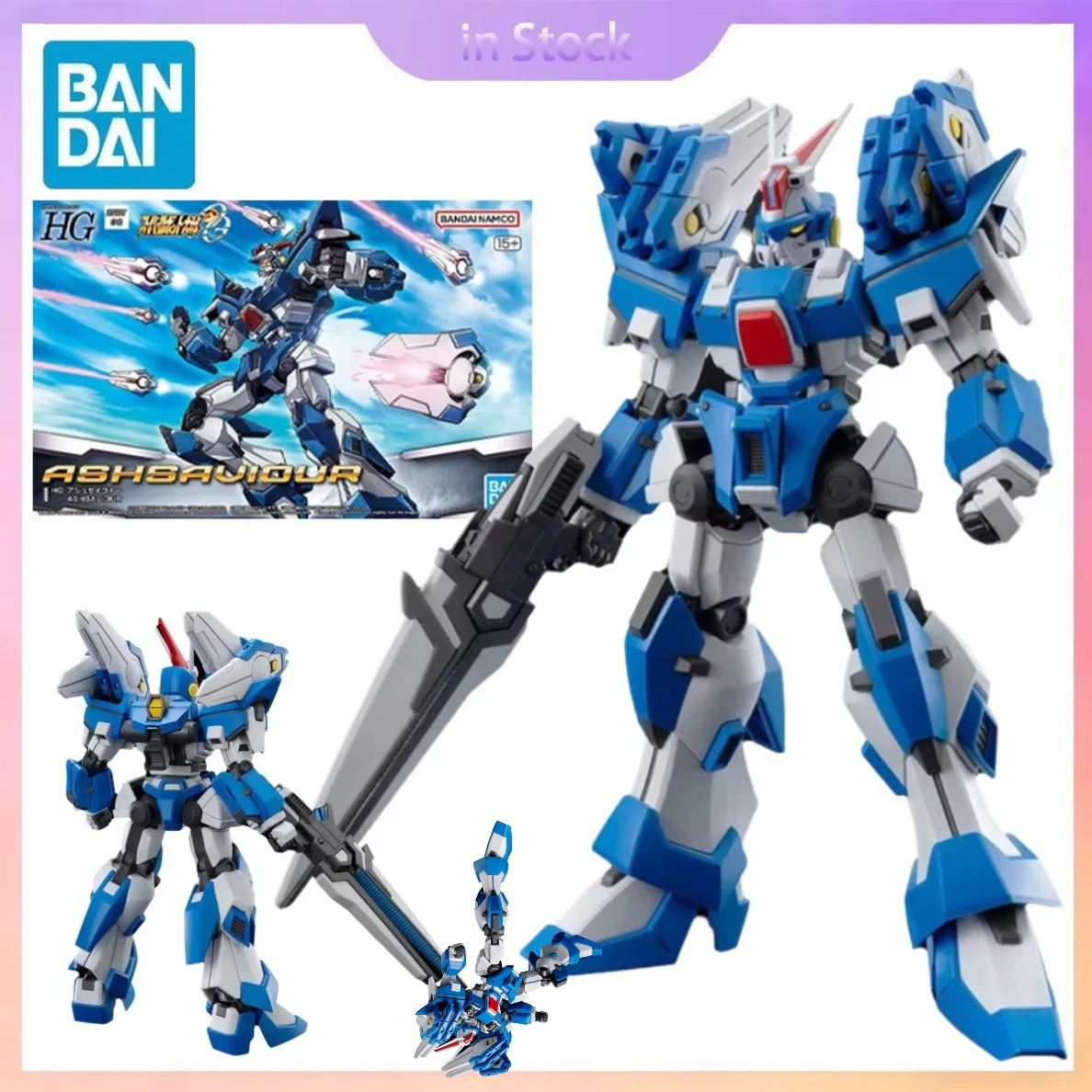 

В наличии оригинальные наборы моделей фигурок Bandai Genuine HG Ashsavior Super Robot Wars Anime Collection, подарок для мальчиков и девочек