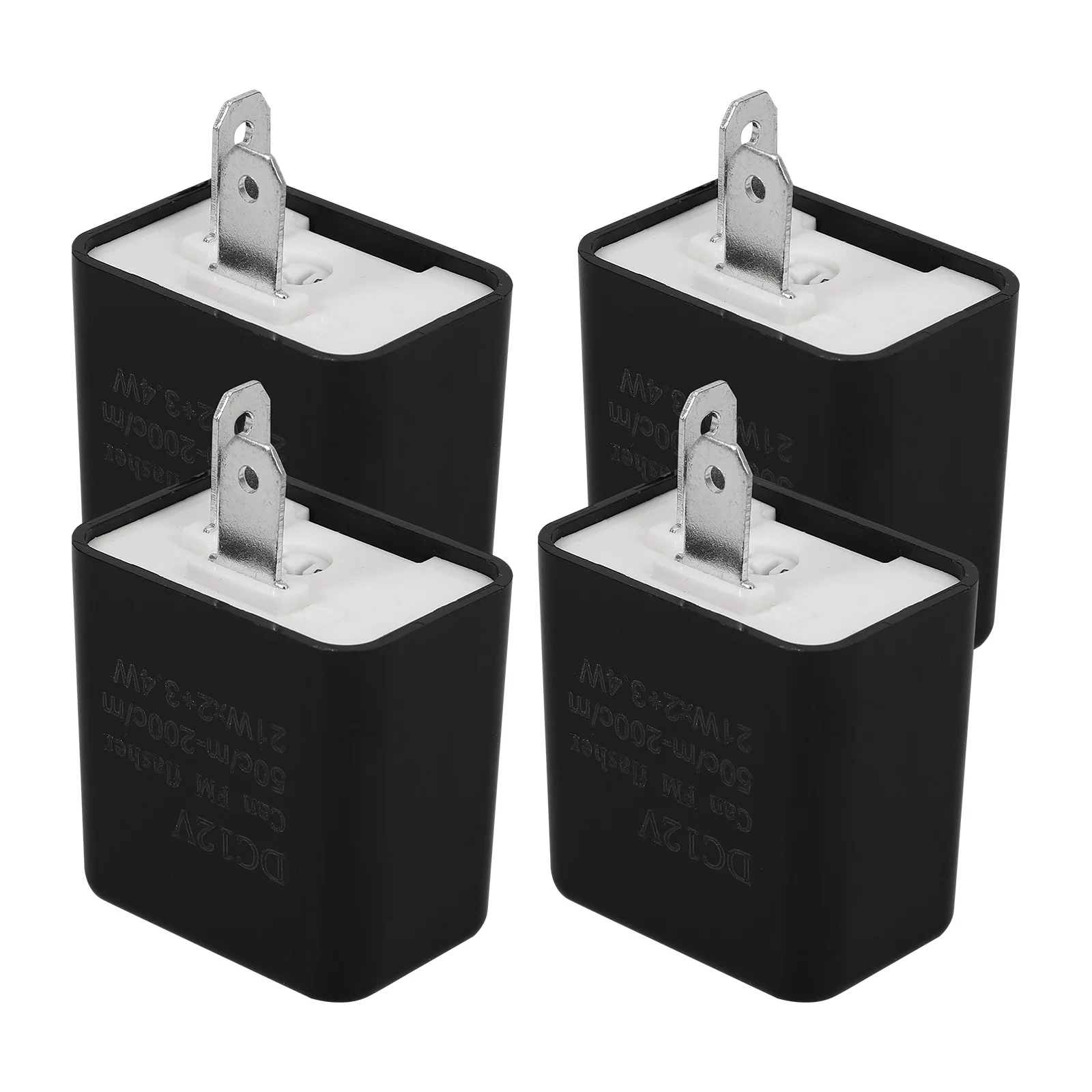 

4Pcs LED Flasher Relay 12V Motorcycle Turn Signal Controller Adjustable Speed for Stable Performance and Clear Visibility