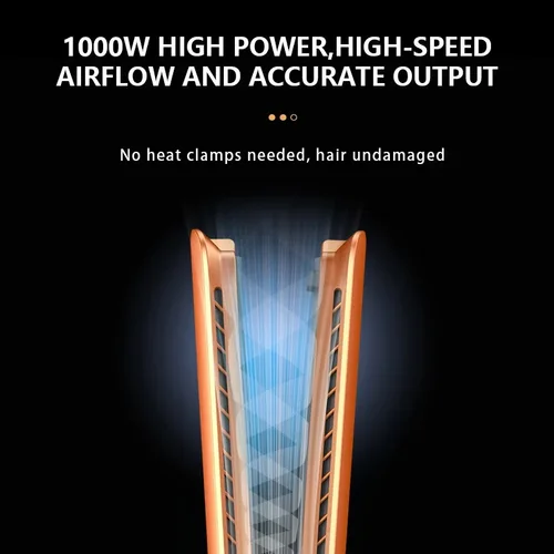 Imagen 2 del producto Plancha alisadora de pelo Kemei, plancha plana para cabello grueso y rizado, alisado húmedo a seco con aire seco y alisa el cabello