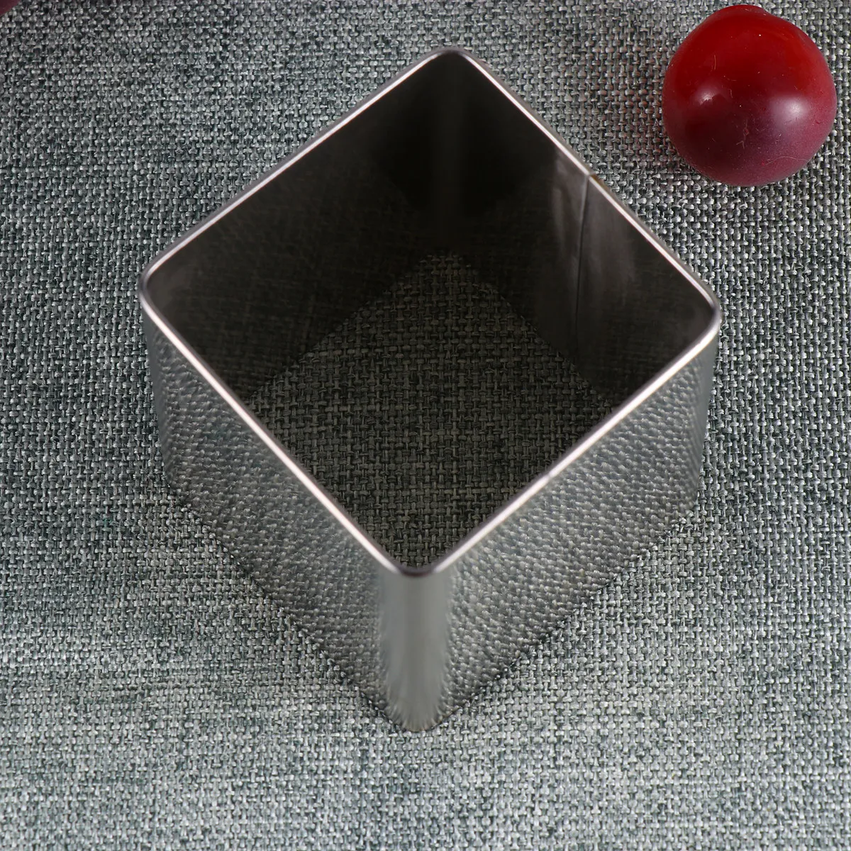 2.5 Inch Square Stainless Steel Cake Ring Mousse Mold Non Stick Baking Tool for Pastry Dessert DIY Cooking Cheese Sandwich Fruit