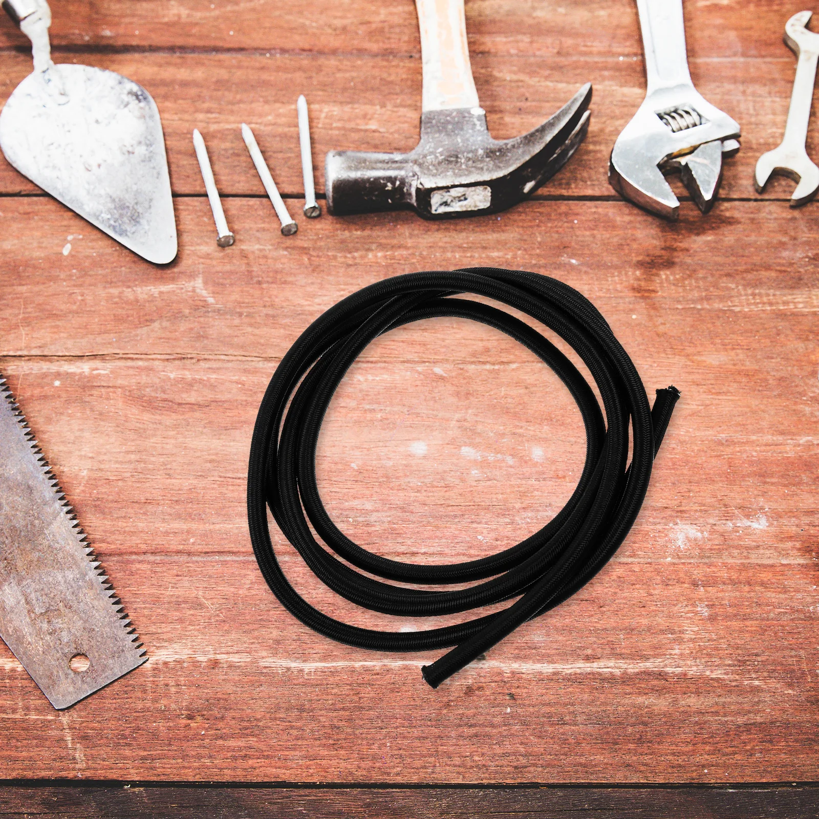 

4pcs 6mm Black Elastic Rope for Kayaking Canoeing Paddle Boarding Surfing Lightweight Outdoor Travel Sports Safety Anchor Non