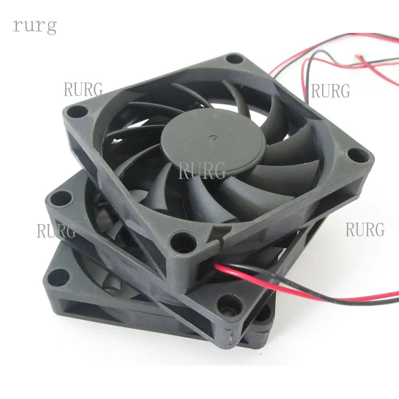R+ 1-piece brushless DC cooling fan 70x70x15mm 7015 11-blade 5V 12V 24V 0.15A 2-pin fan