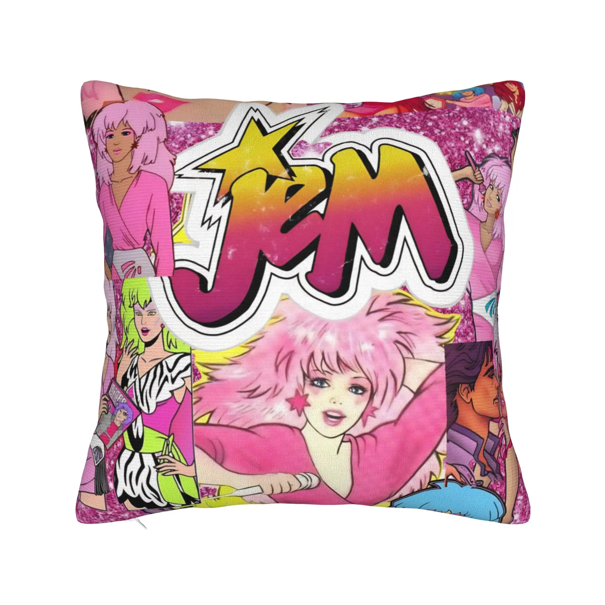 Jem And The Holograms Pillow Covers Stuff Printing Cushion Cover Decor  Throw Pillow Case Cover Home Multi Size