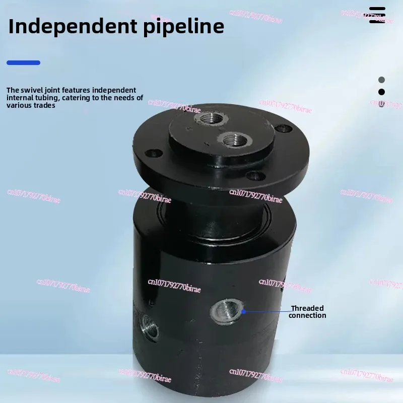 Two-way 360-degree High-pressure Hydraulic Multi-way  2-way Oil Circuit Rotary Joint