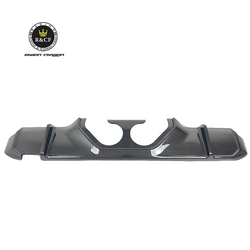 For BMW G80 M3 MP Diffuser Dry Carbon Fiber Rear Bumper Diffuser Lip with heat shield G80 M3 G82 M4 2021-2022