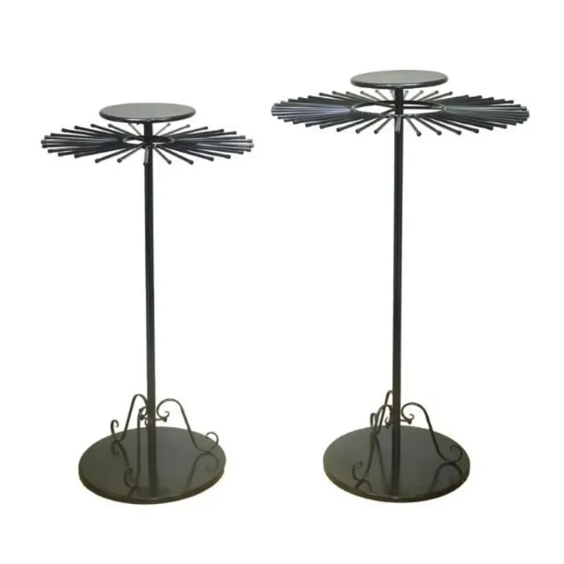 Rotatable Shawl Display Shelf, Floor Type Fabric Scarf Holder for Fashion Retail Shop