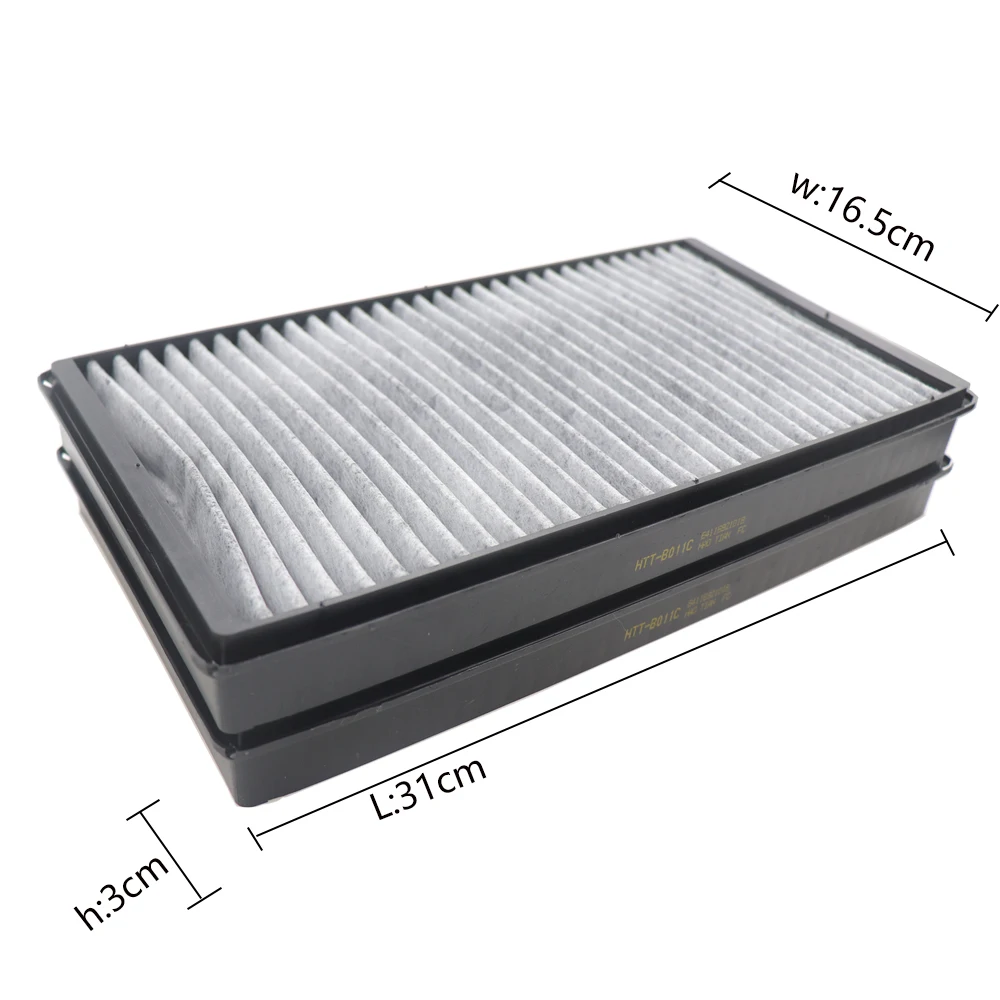 

Car Cabin Filter For BMW 730d3.0TDI-diesel/740i 4.0L((E65 2000 2001 2002 2003 2004 2005 2006 2007 2008) 64116921018 C3124/2