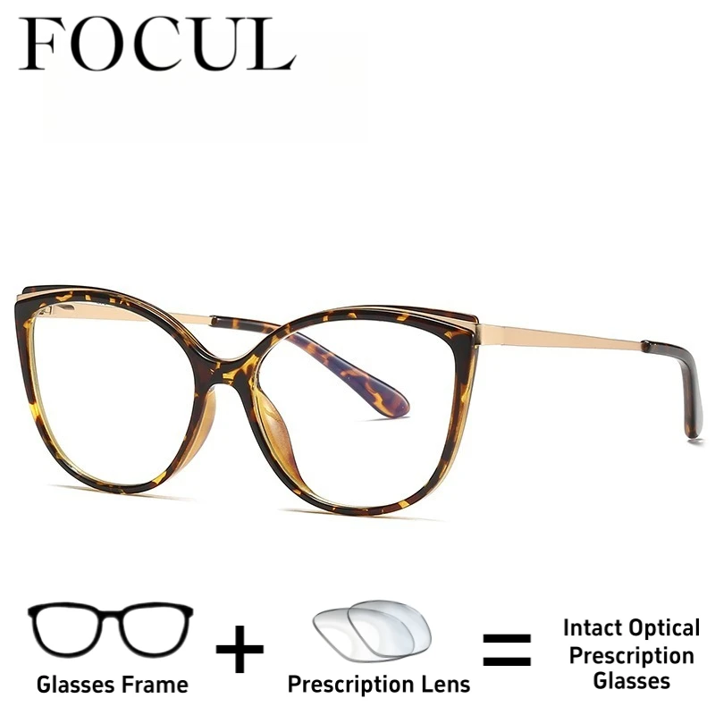 Lunettes photochromiques progressives FOCUL, personnalisables, avec prescription optique, anti-lumière bleue, myopie, lunettes HD