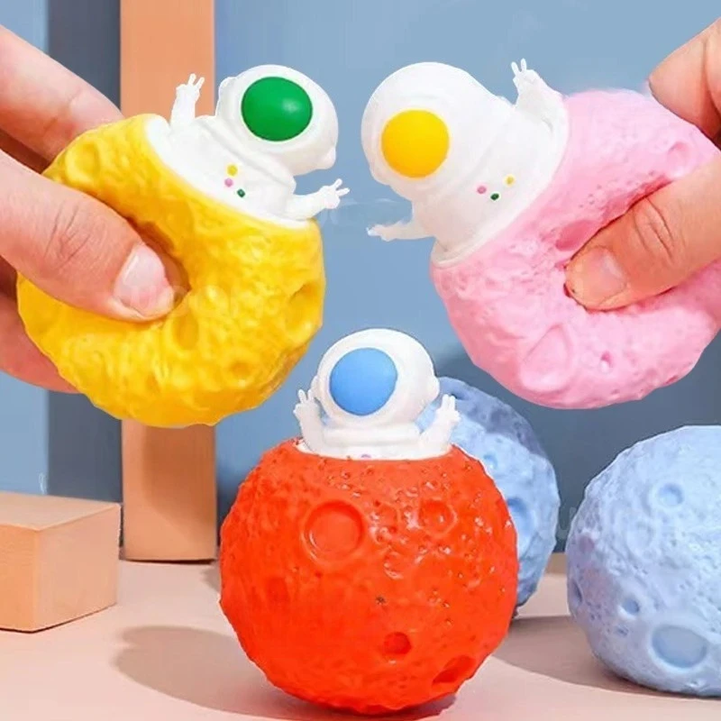 

Squeeze Astronauts Planet TPR Cup Anti Stress Pop Up Funny Toys Joke Decompression Fidget Sensory Stress Gift for Adults