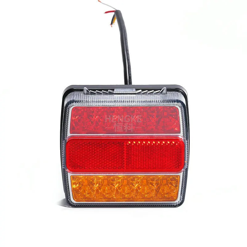 

16LED two-color tail light red and yellow lampshade 12V truck trailer plastic 0.2W tail light