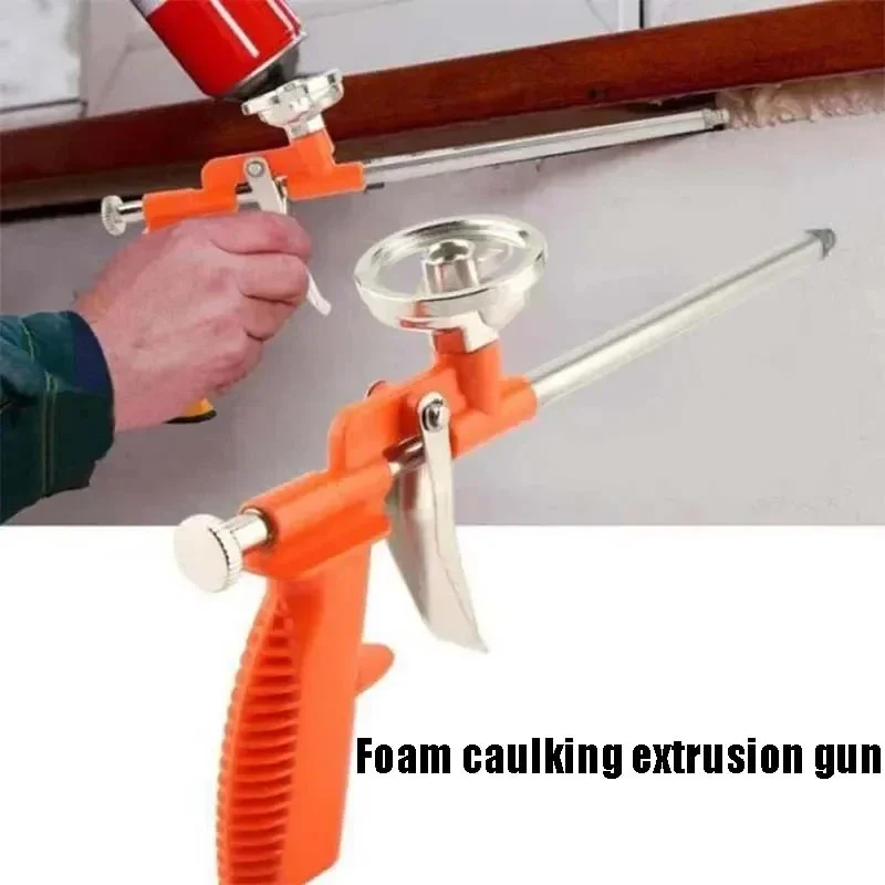 1 adet Poliüretan Köpük Ajan Perflorokarbon Köpük Tabancası Manuel Alet Ev Renovat Genişleme Köpük püskürtme tabancası Ücretsiz Temizlik