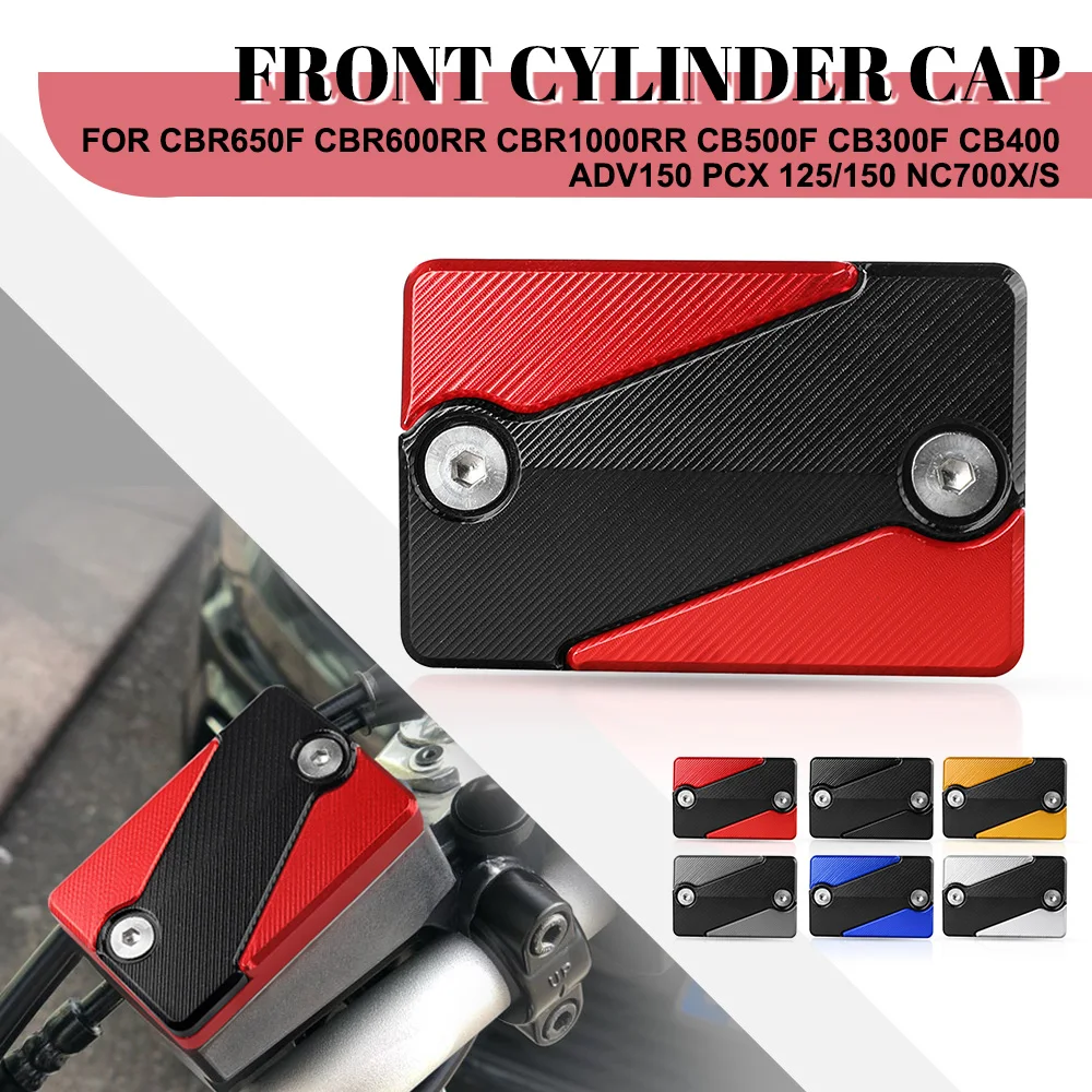 

Motorcycle CNC Front Brake Fluid Covers FOR HONDA CBR650F CBR600RR CBR1000RR CB500F CB300F CB400 ADV150 PCX 125/150 NC700X/S