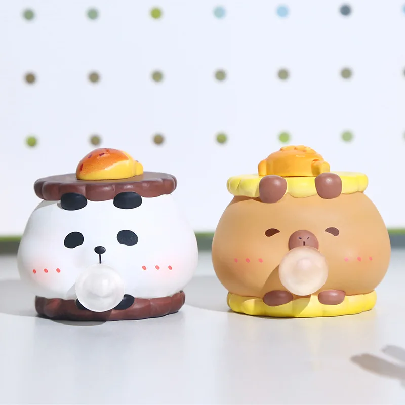 

1 шт., милый мягкий сэндвич-печенье, животное, щепотка, мультяшное животное, сжимаемая игрушка для выдувания пузырей, забавные игрушки для снятия стресса, креативные подарки