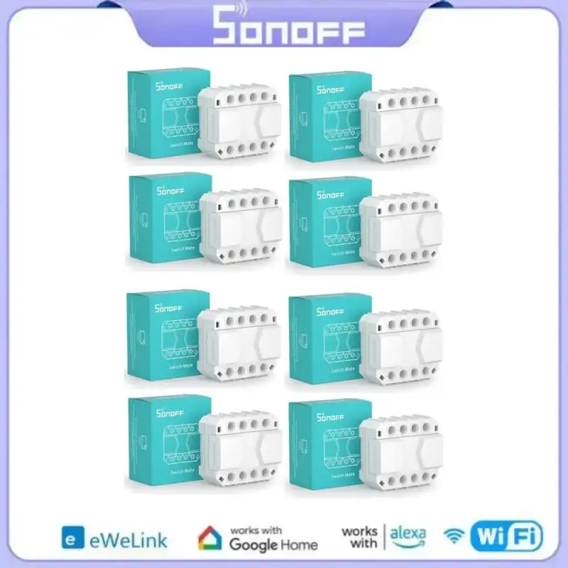 

SONOFF 16A S-MATE Switch Mate MINI R3 Smart Relay Беспроводной пульт дистанционного управления Выключатель света Голосовое управление Розетка Таймер