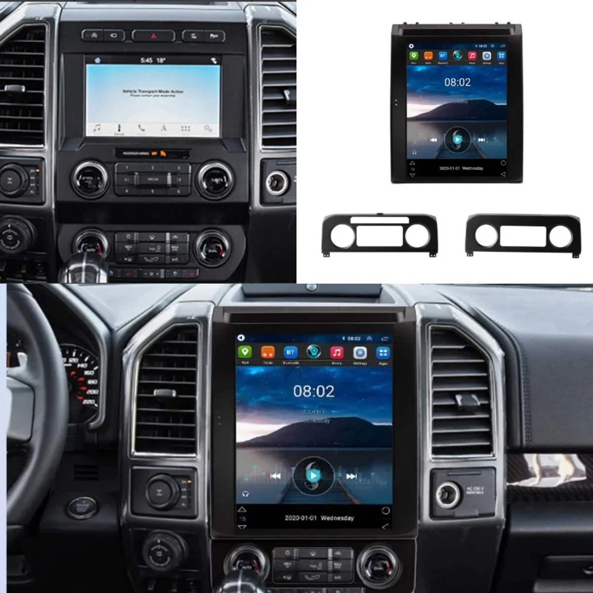 

12.3Inch Android 13 8G256GB For Ford F150 F250 2015-2021 Car GPS Navigation Multimedia Player Radio Tape Headunit HD