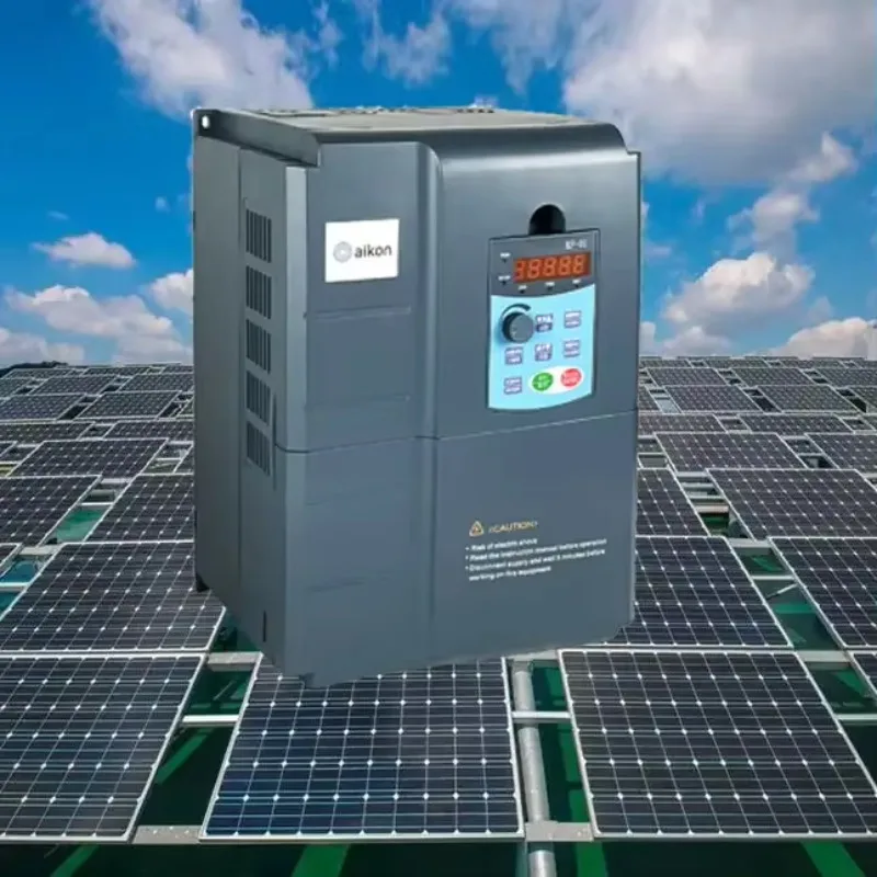 China Manufacturer DC Input AC Output VFD Invt Vfd Solar Inverter Single to 3 Phase Converter