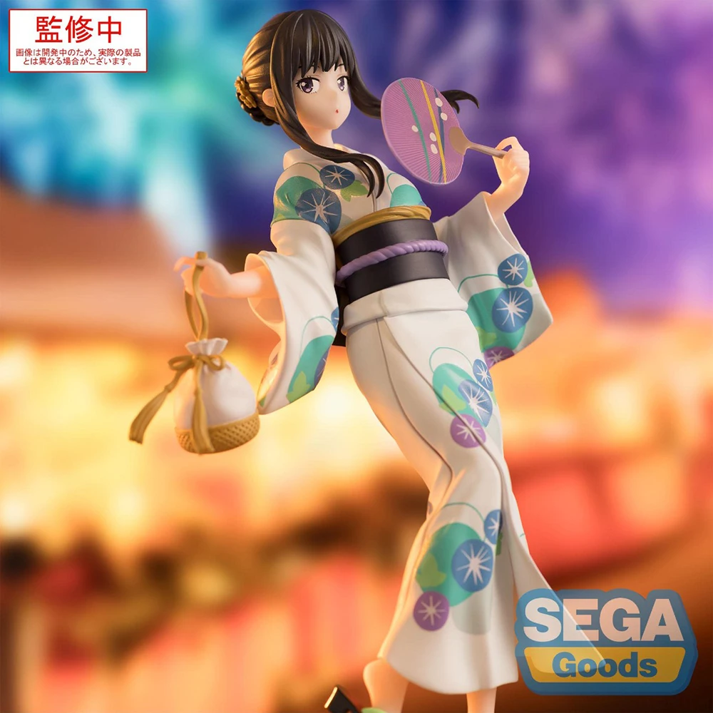 Em estoque original genuíno sega luminasta lycoris inoue takina nishikigi chisato (ukata de omatsuri) figura brinquedos colecionáveis