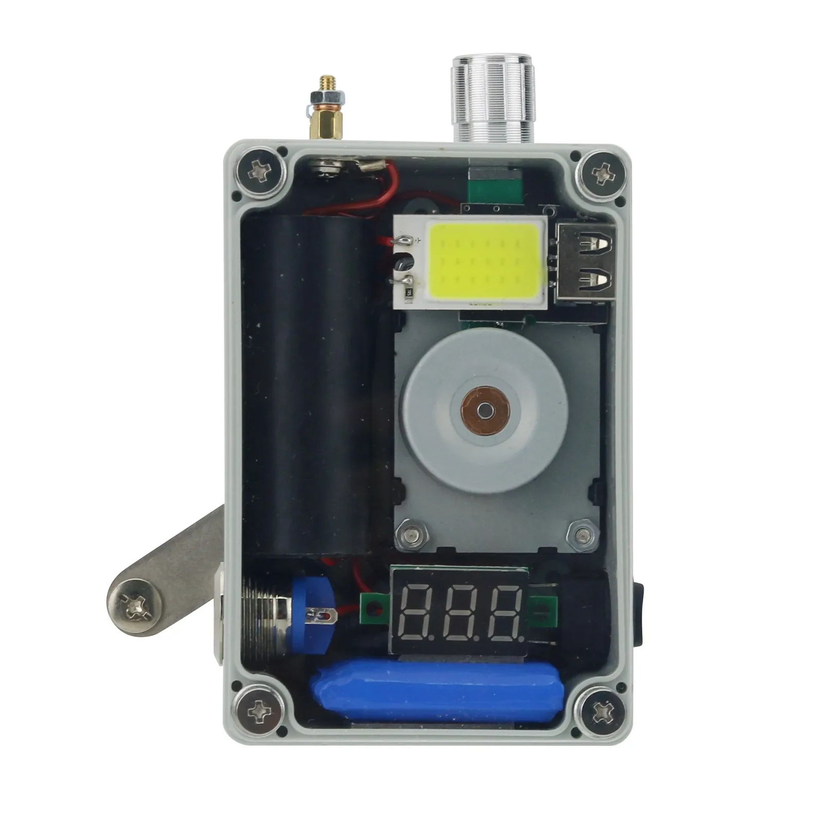 

NEW Rechargeable Hand Generator Outdoor Hand Crank Generator Supports Lighting Ignition & USB Charging