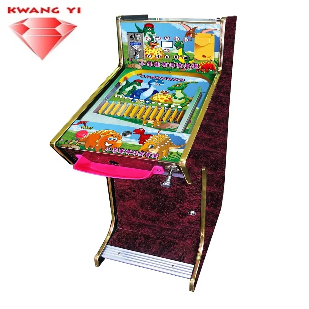 Yi Pinball Redemption Coin Machine Videogiochi Machine-By Dinosaur (Marrone)/Macchine da gioco arcade in legno