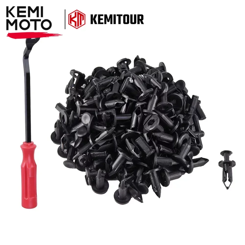 

KEMiMOTO Renegade Rivets 100 Pack ATV UTV for Can Am Maverick Commander Outlander For John Deere Gator For Suzuki For KingQuad