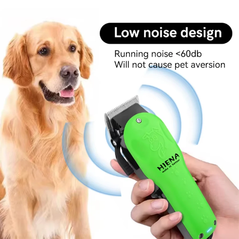 Naturaa Professioneller Hundehaarschneider, komplett aus Metall, wiederaufladbar, Haustier-Trimmer, Katzenrasierer, Schneidemaschine, Welpenpflege, Haarschnitt, niedrig