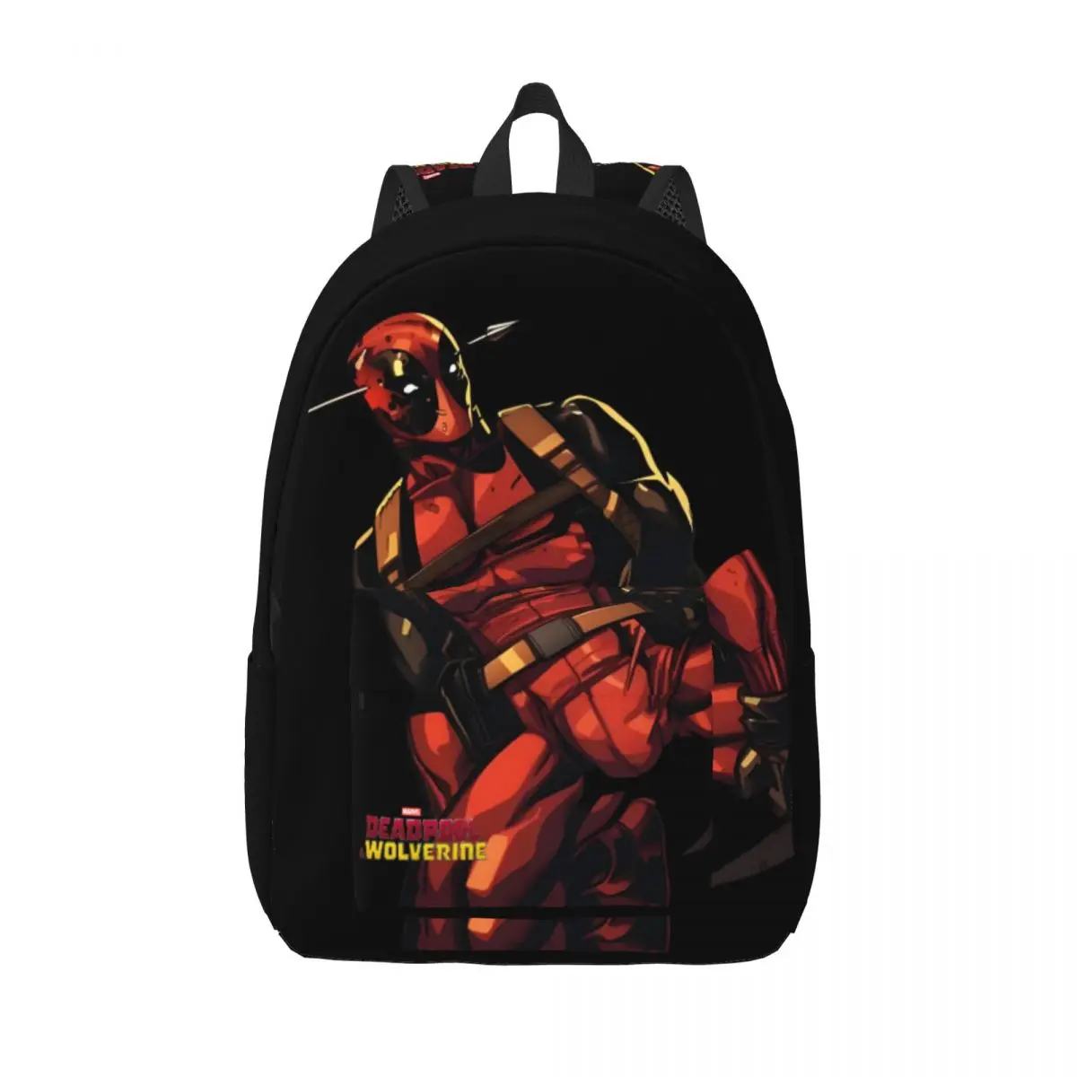 

Deadpool & Wolverine College Bag Disney Marvel Deadpool & Wolverine Film Preschool Fashionable High School For Gifts Retro Bag