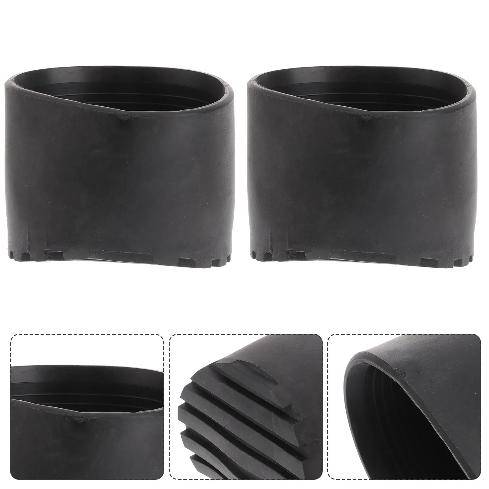 2Pcs Ladder Feet Protective Cover PVC Non-Skid Mats for Home Folding Ladder Legs Floor Protection Stable Worker Safety Pad