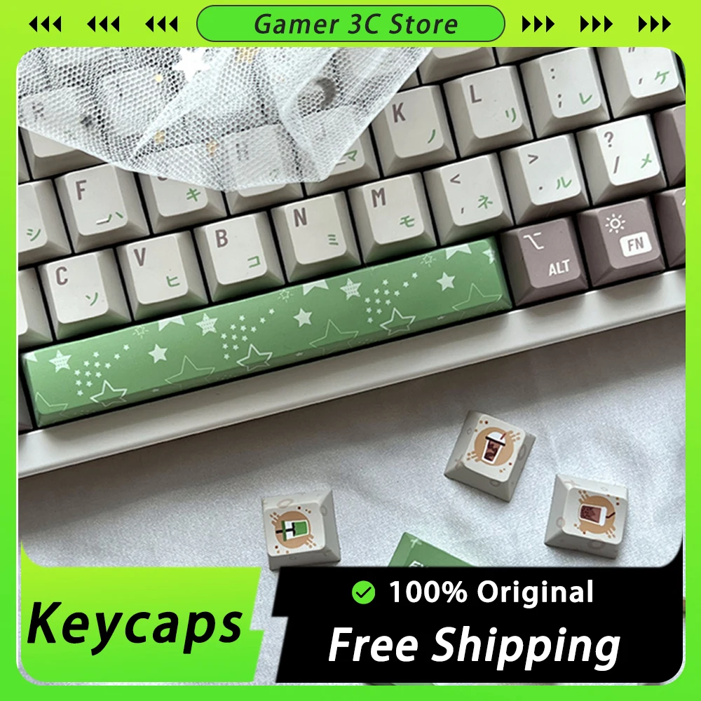 

KCA Mechanical Keyboard Keycaps EXFREEZO Keycaps PBT Keycaps Cherry Original Height Sublimation Ergonomics Pc Gamer Accessories