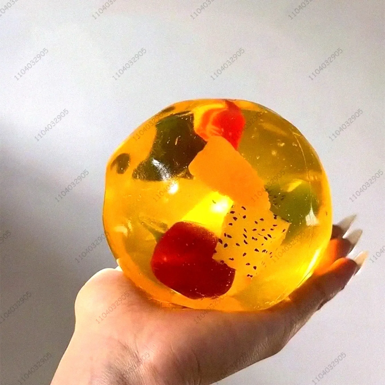 

Jumbo Stress Ball Assorted Fruit Ball Fidget Toy Non-Bounce Squeeze Ball Sensory Toy Anti-Stress Toy For Children Hand Exercise