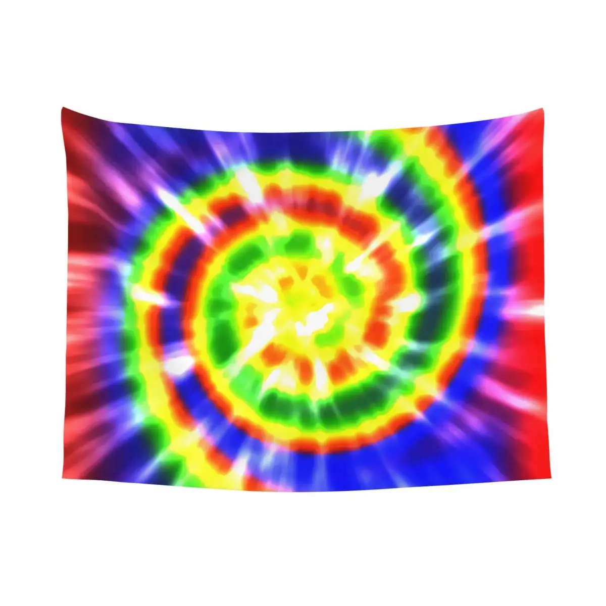 Custom Hippie Very Colorful Tie Dye Tapestry Wall Hanging Room Decor Traditional Dyeing Art Tapestries Dorm Decoration