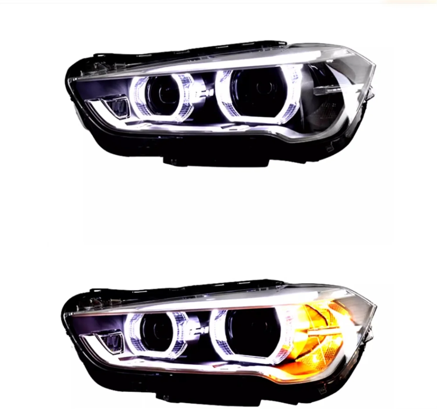 Front Headlight Headlamp for BMW X1 16-19 Daytime running light High low beam Turn signal