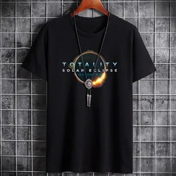 Men's Summer Pure Cotton T-shirt Round Neck Comfortable Plus Size Pure Cotton T-shirt Creative Print Multiple Sizes Available