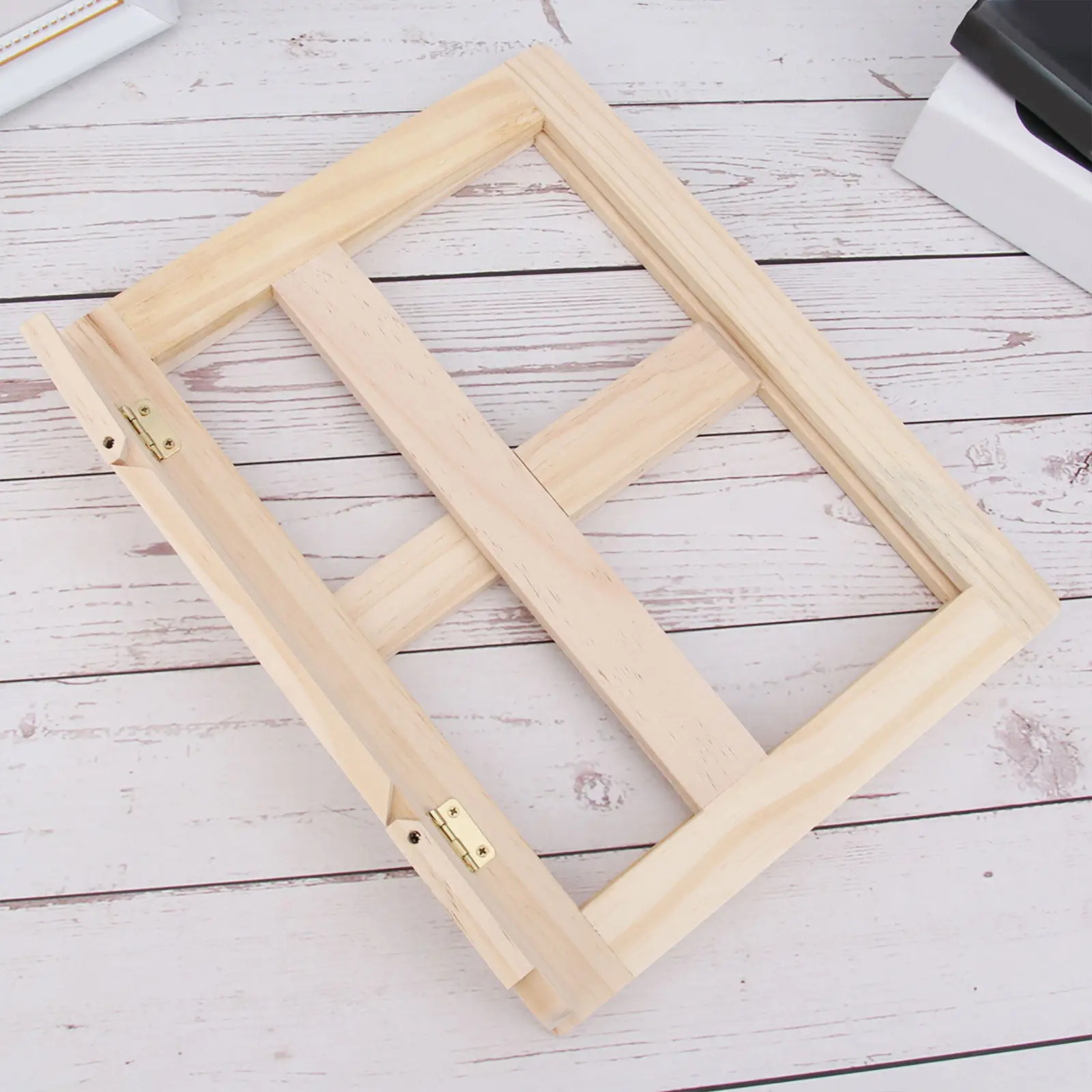 Book Office Desktop Organizer Holder Stand Bookends Home Halloween Christmas Tablet Book Stand Book Holders Stand Wood