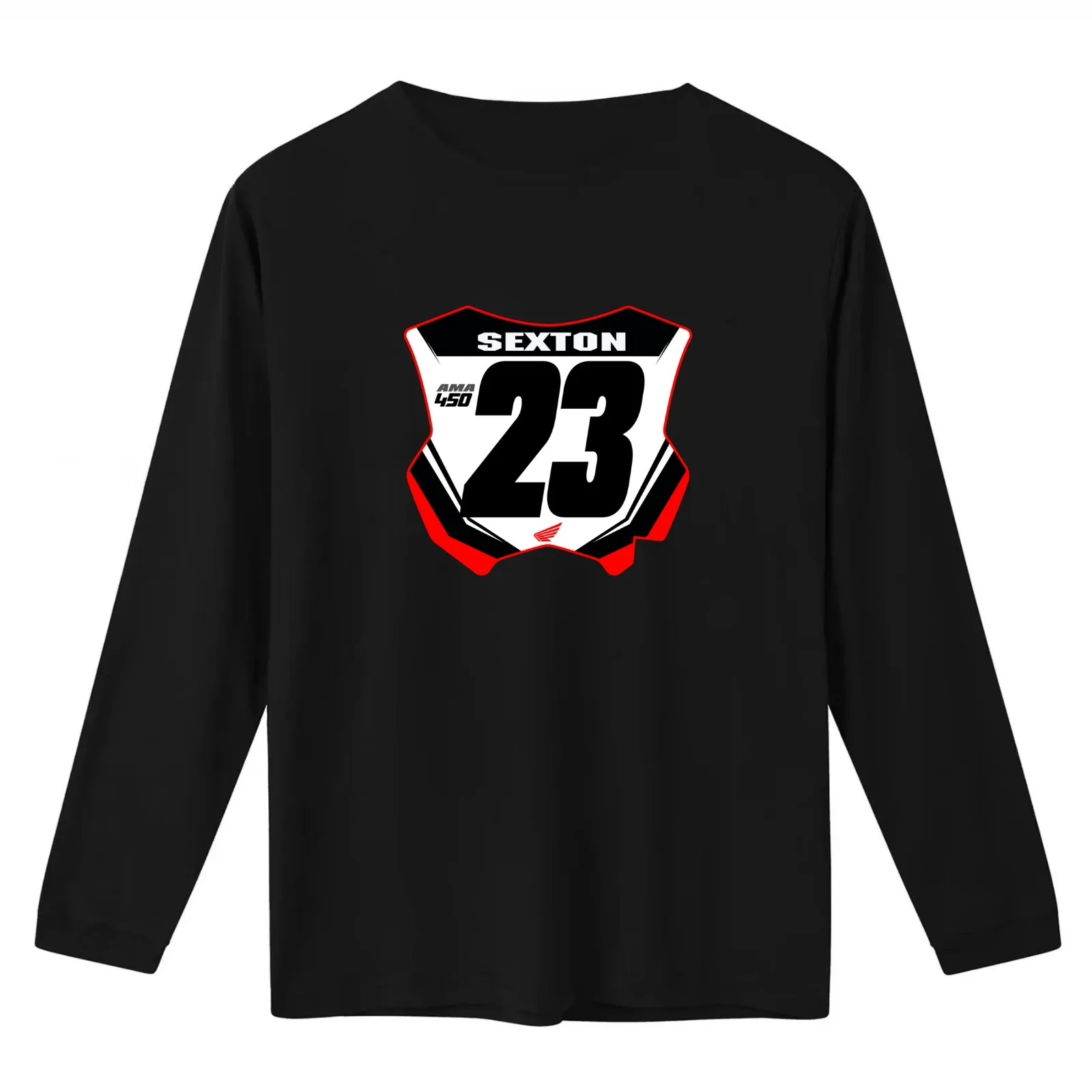 Chase Sexton CS23 450 Motocross Number Plate Design Supercross T-Shirt Summer Casual Cotton Tee Oversized Streetwear Tops
