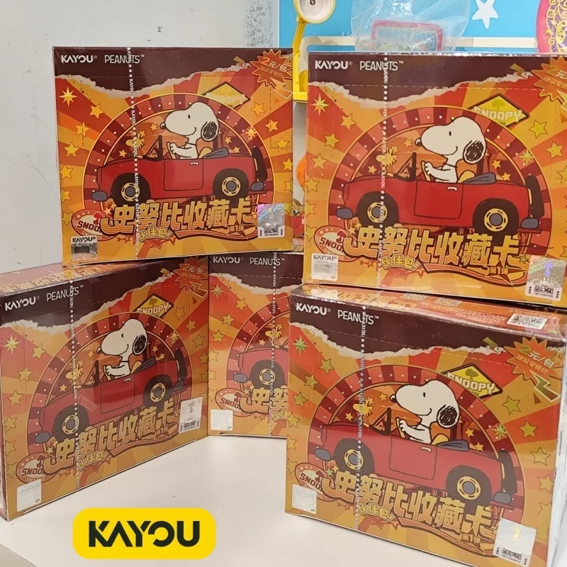 kayou-official-peanuts-snoopy-trading-collectible-cards-first-series-buddy-pack-gr-rare-cards-for-comic-collection-fans