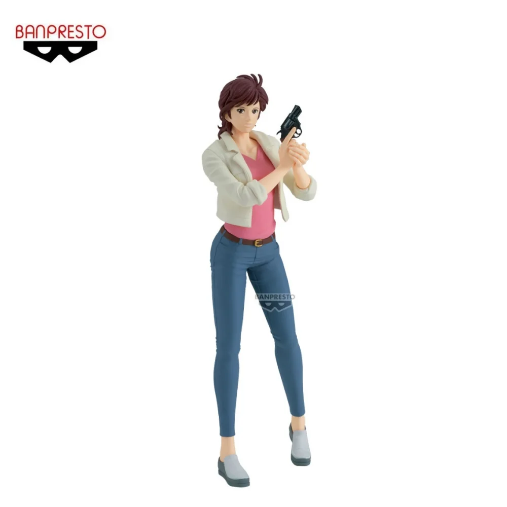 Banpresto City Hunter Anime Kaori Makimura Action Figures Model Figurine Original Figuarts Decoration Collection Toys