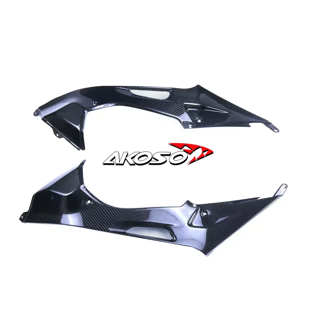 For BMW S1000RR 2009-2014  HP4  3K 3*3 Carbon Fiber Motorcycle Modified Tank Side Panel Side Fairing Tank Panels