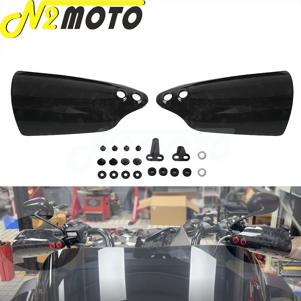 

For Harley Touring Electra Glide FLHTK FLHTKSE RoadGlide 2021-2023 Motorcycle Handle Guard Black Handguard Falling Protection