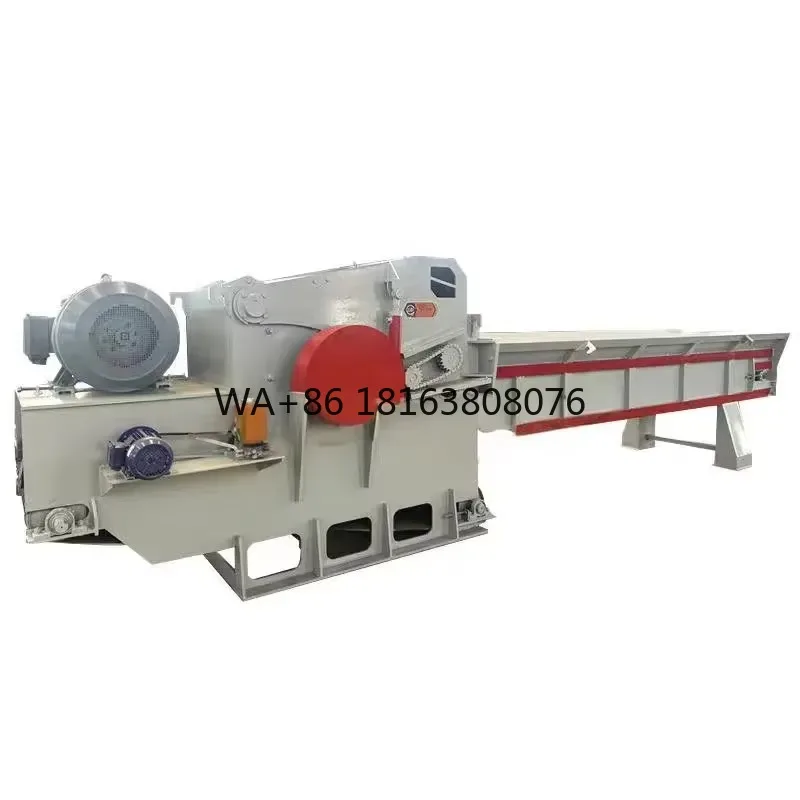 Large-scale Mobile Electric Wood Shredder Template Waste Board and Wooden Pallet Shredder Comprehensive Wood Crusher