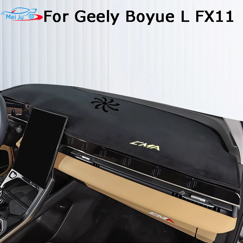 

For Geely Boyue L FX11 2021-2023Car Styling Dash Mat Dashmat Dashboard Cover Sun Shade Dash Board Cover Carpet