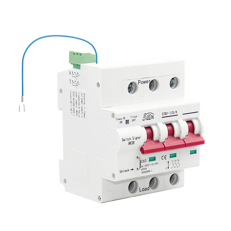 Passive control and 220V active control of switch quantity for wire controlled circuit breakers