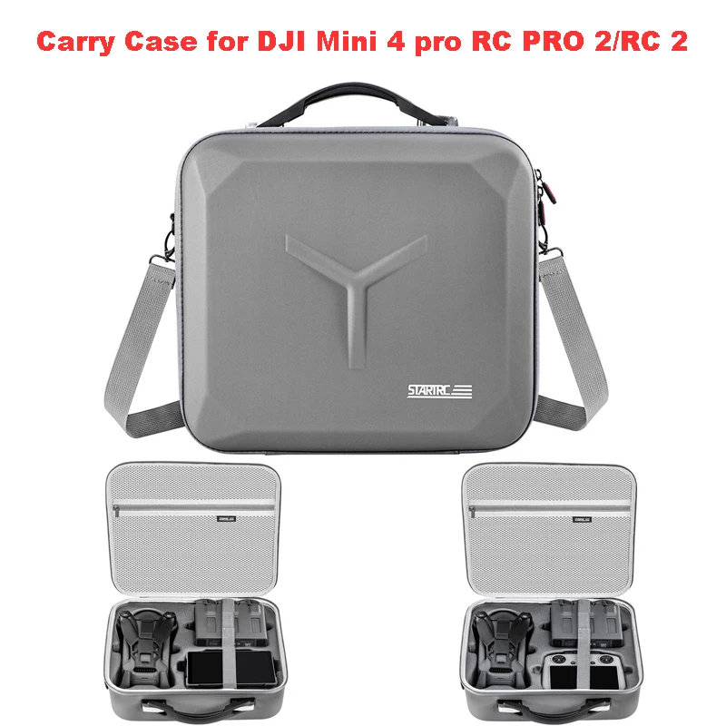 

Carrying Case Travel Shoulder Bag For DJI Mavic 4 PRO Fly More Combo Accessory Storage Box PU Portable Handbag for DJI RC PRO 2