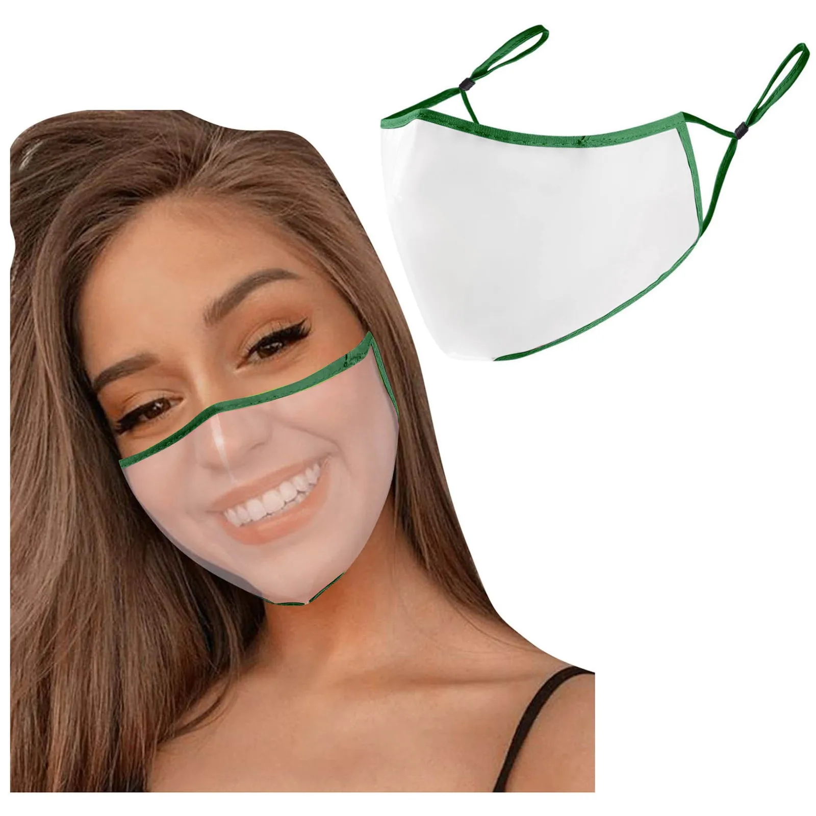 Adult Transparent And Visible Matte Fashion Mask Neutral Sexy Three-Dimensional Breathable маска Long-Wearing Comfortable Mask