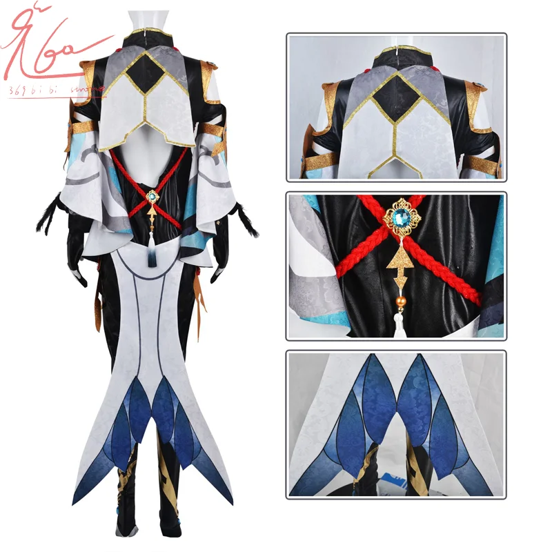 Jogo Genshin Impact Genshin Impact Shenhe Cosplay Macacão Peruca Shen Ele Genshin Trajes De Batalha Cosplay Anime Roupas