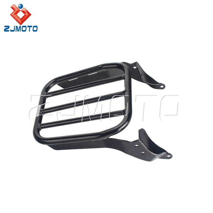 Motorcycle Sissy Bar Rear Luggage Rack Holder Bracket for FLDE FLHC FLHCS FLSL FXBB Street Bob Softail Deluxe 2018-2021