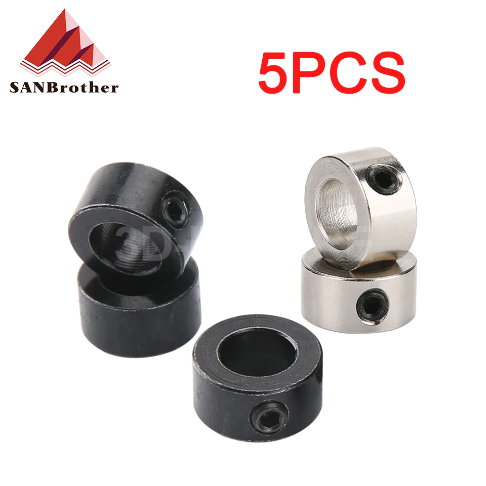 5Pcs Opensource Lock Kragen T8 Blei Schraube Schloss Schraube Lock Ring Lock Block Isolation Spalte 5mm/6mm/8mm Für 3D Drucker CNC